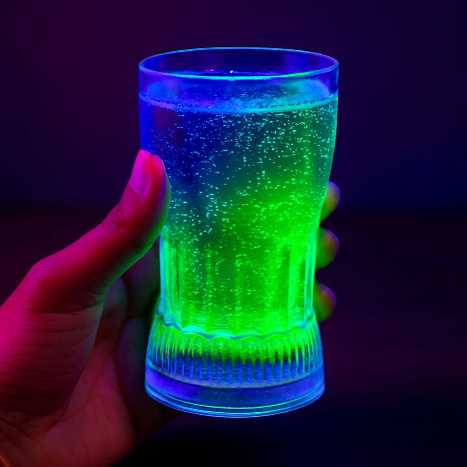 Plastic Fancy LED Light Glass 200 ML (1 Pc) Plastic Fancy LED Light Glass 200 ML (1 Pc)